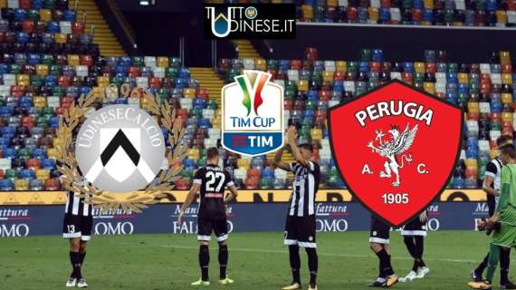 RELIVE Tim Cup Udinese-Perugia 8-3: la bianconera ne fa Oddo