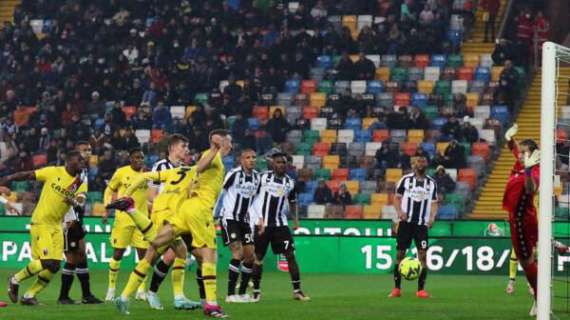 Crisi Udinese, fischi per i giocatori e squadra ancora chiusa in spogliatoio per un confronto