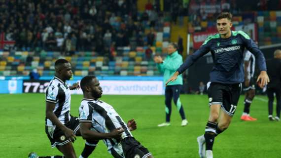 Udinese, l'attacco funziona: 12 punti su 16 arrivano dal reparto offensivo