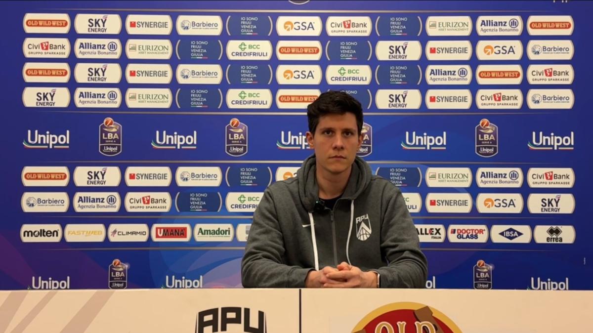 Apu Udine, Pomes: "Trento gara diversa dalle altre, dovremo fermare il loro ritmo"