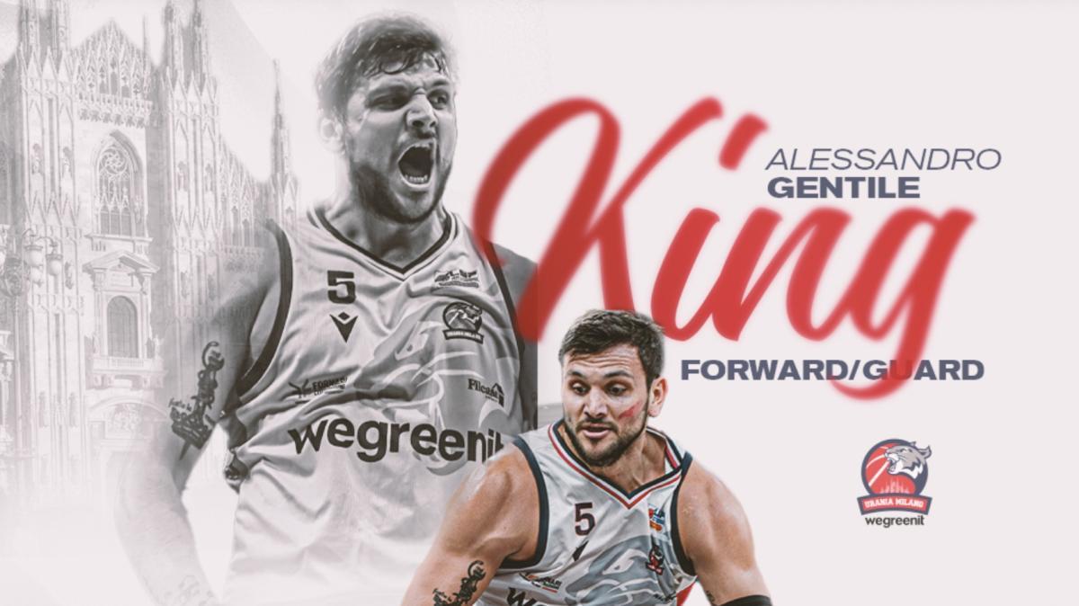 Alessandro Gentile resta all'Urania Milano fino al 2027