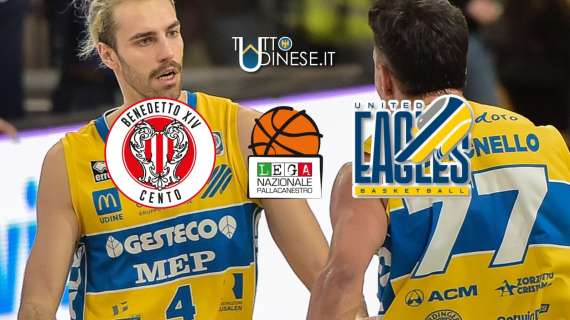 DIRETTA Serie A2 Sella Cento-UEB Cividale 62-79: RISULTATO FINALE