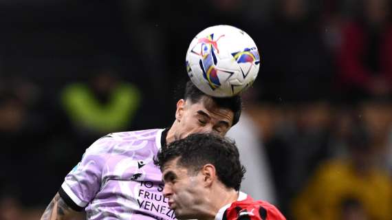 Milan-Udinese 1-0, il tabellino del match