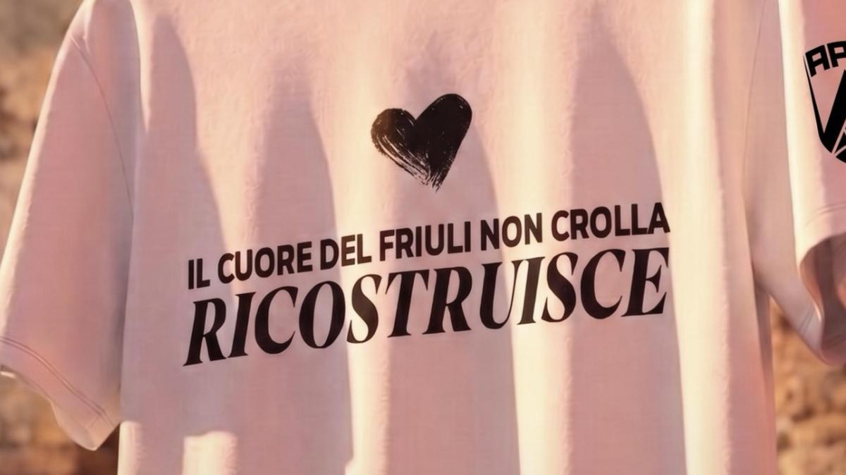 Una maglia per la memoria: l'Apu Udine presenta la Limited Edition per i 50 anni dal terremoto del Friuli
