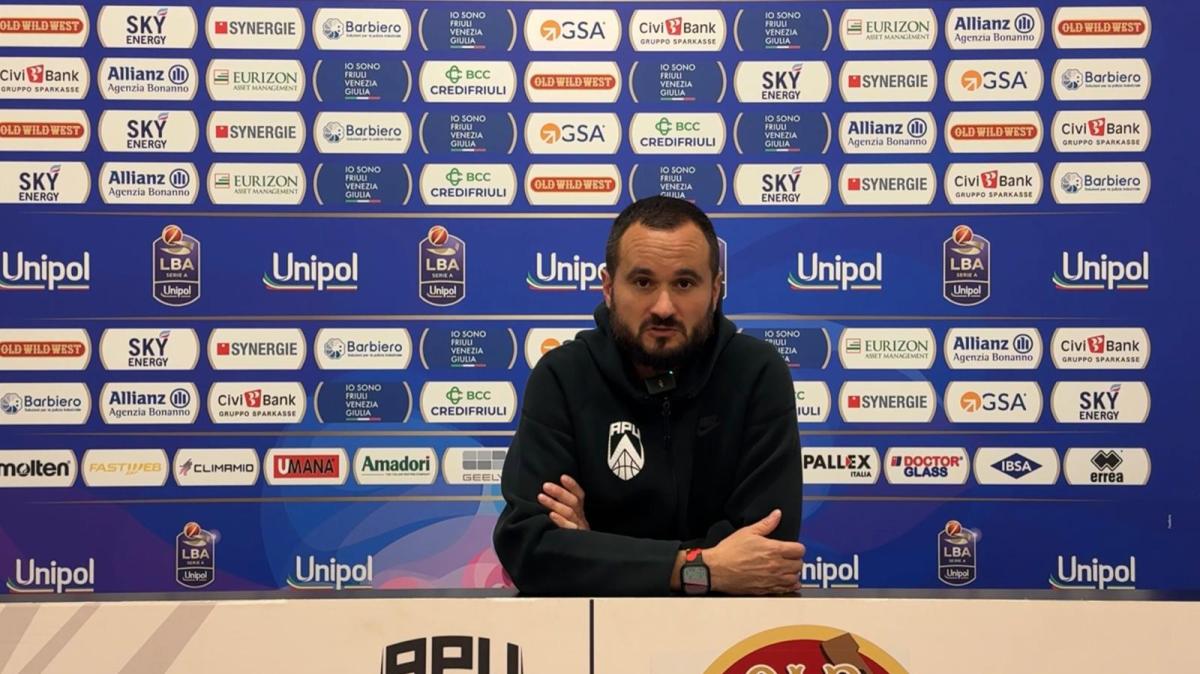 APU Udine-Venezia 87-94, coach Vertemati: "Partita generosa, nulla da recriminare"