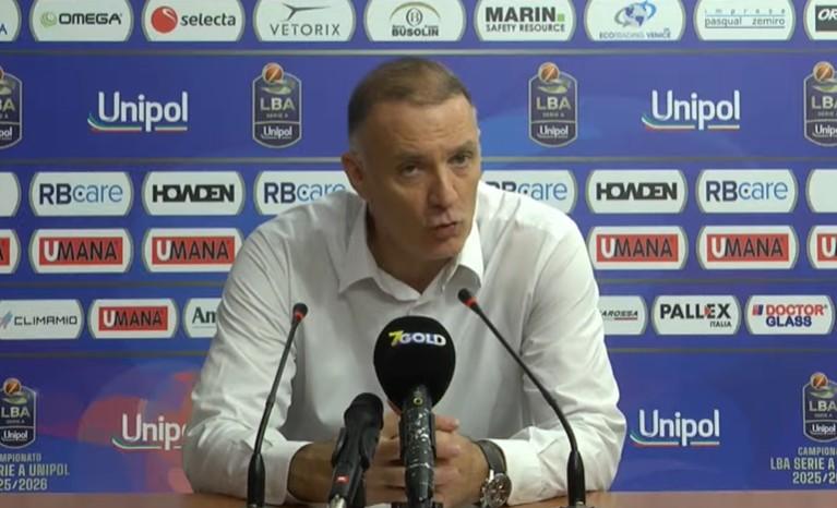 Sassari, Mrsic: "Nei momenti decisivi della partita la Reyer è stata superiore"