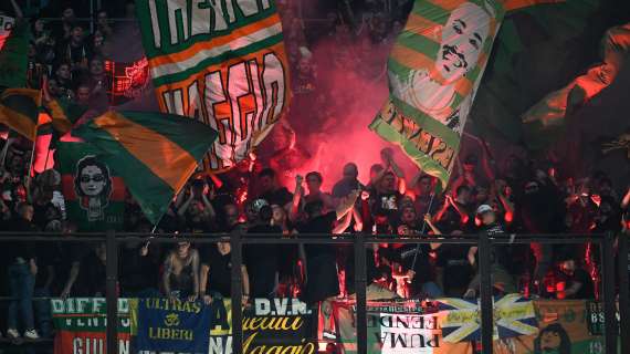 Venezia, 3000 euro di multa dopo il derby contro l'Hellas Verona