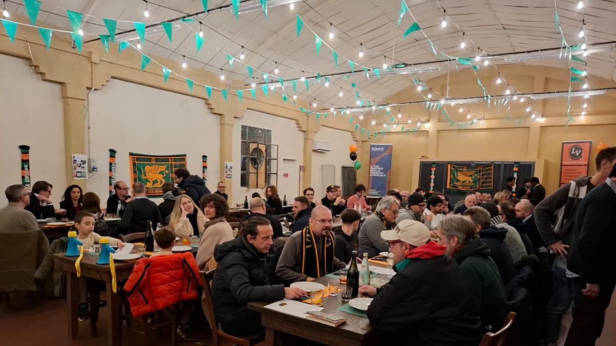 Venezia, la seconda festa di Natale de L'Unionista: una serata all'insegna dell'arancioneroverde