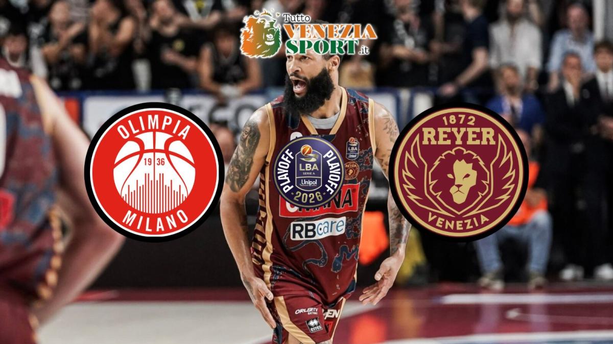 Diretta LBA Playoff Olimpia Milano-Reyer Venezia (20.00) Gara 1 Finale Playoff