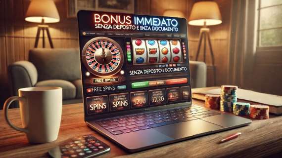 Casinò con bonus immediato senza deposito e senza documento garantito