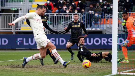 Anche il Venezia saluta sui social Ibrahimovic, il suo ultimo gol su azione proprio al Penzo