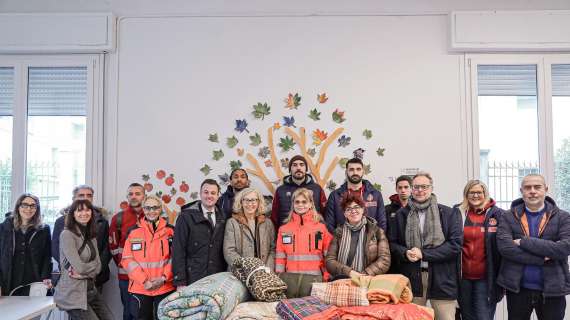 Reyer, consegnate le coperte alla Casa dell'Ospitalità di Mestre