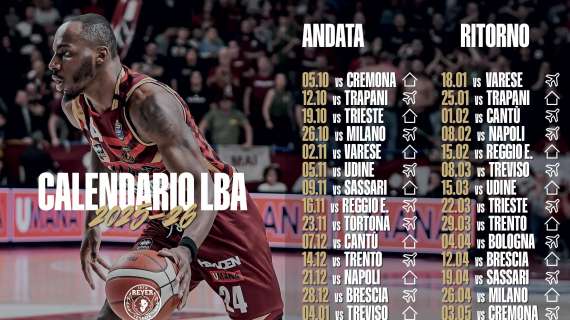 Reyer, il calendario completo degli orogranata per la prossima stagione di LBA