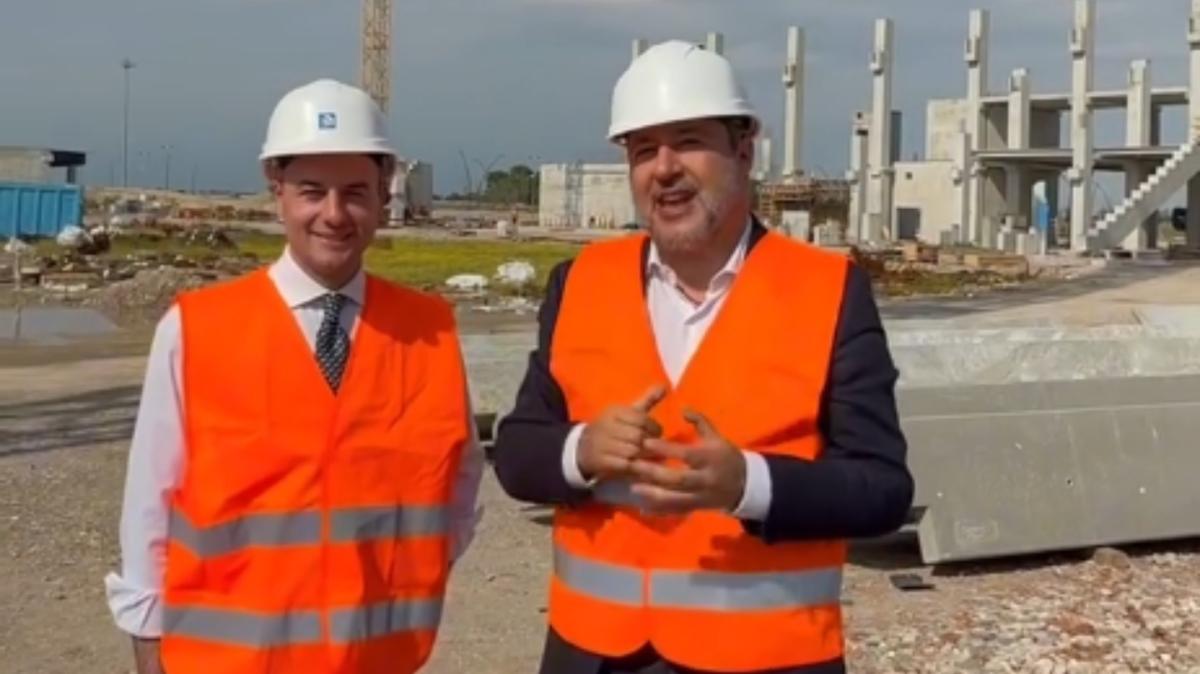 Il ministro Salvini visita il Bosco dello Sport: "Dal cuore del futuro stadio del Venezia, un progetto concreto per un'infrastruttura moderna"