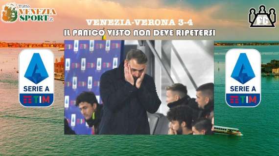 L'Opinione (Venezia-Verona 3-4) - Un pugno in faccia, i tanti giovani maturino dall'accaduto
