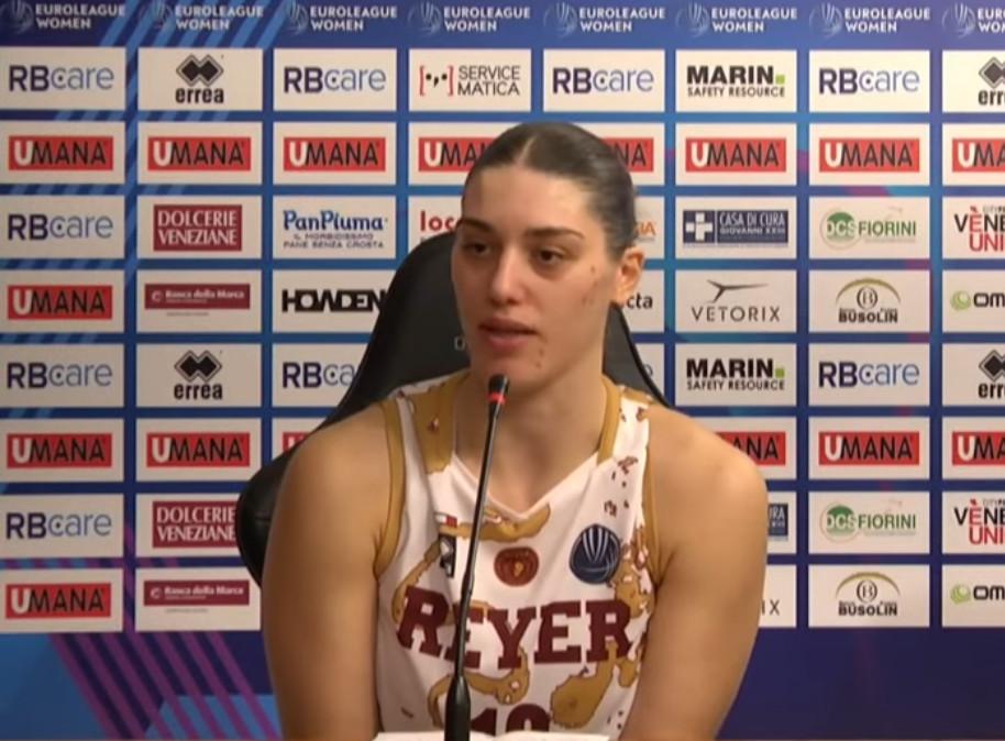 Reyer, Cubaj: "Orgogliosa di come abbiamo affrontato Mersin"