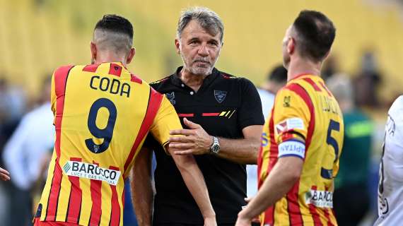 Lecce, Baroni: "Sono fiducioso per domani, atleticamente siamo a posto"