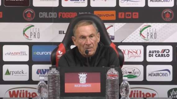 Foggia, Zeman: "Virtus buona squadra, bisogna costruire bene a centrocampo"