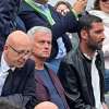 VG - Mourinho, Foti e parte dello staff giallorosso nella lounge di Sport e Salute al Centrale del tennis per la finale tra Medvedev e Rune. FOTO!