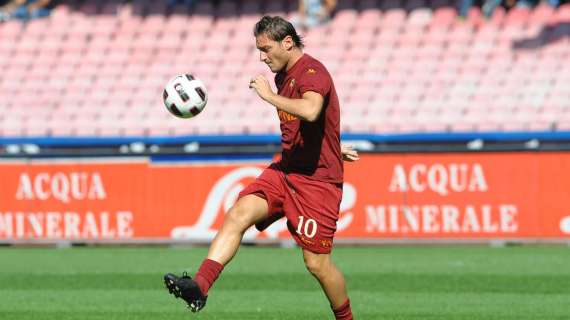 Totti: "Ho imparato a fare l'attaccante facendo il trequartista"