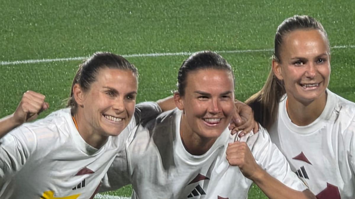 La Roma Femminile è Campione d'Italia. Le giallorosse festeggiano al Tre Fontane con i tifosi. VIDEO!
