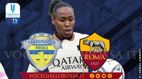 Coppa Italia Femminile - Tavagnacco-Roma 0-5: cinquina giallorossa con le firme di Ohale, Hegerberg, Giugliano, Bonfantini e Severini. VIDEO! GRAFICA!