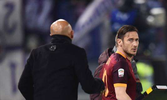 Brindisi: "Chi è tifoso della Roma non può non amare Totti. Spalletti? Come uomo mi sta sconcertando"