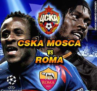 CSKA Mosca-Roma 1-1 - La gara sui social