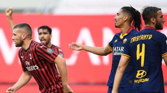 Milan-Roma 2-0 - Rebic e Calhanoglu stendono i giallorossi. VIDEO!