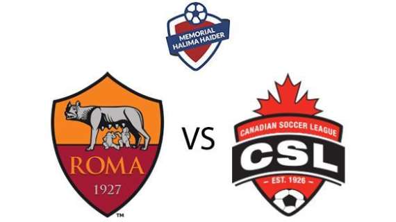 3° MEMORIAL "HALIMA HAIDER" - AS Roma vs Canada Selection CAF Roster 3-1