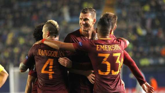 Il Migliore Vocegiallorossa - Dzeko è il man of the match di Villarreal-Roma 0-4