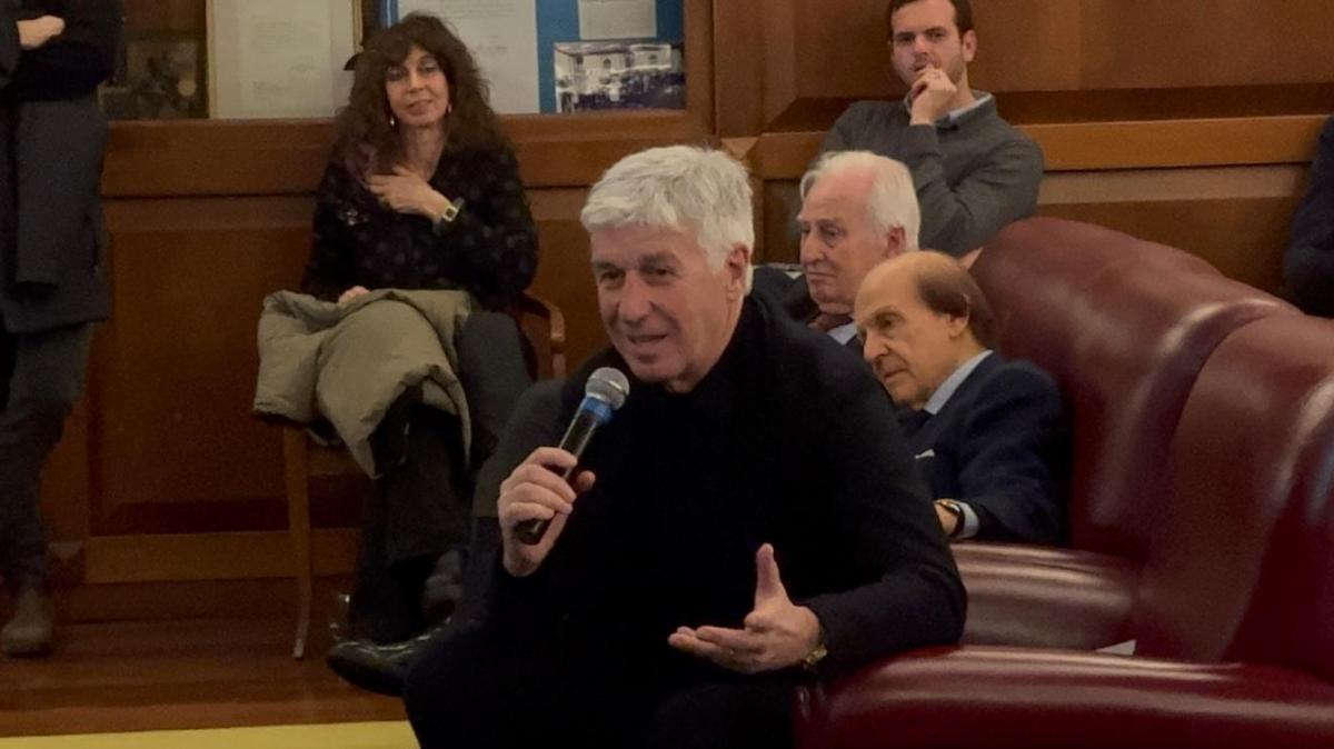 Gasperini al circolo Aniene per la presentazione del libro di Dotto: "A Roma c'è una grandissima passione"