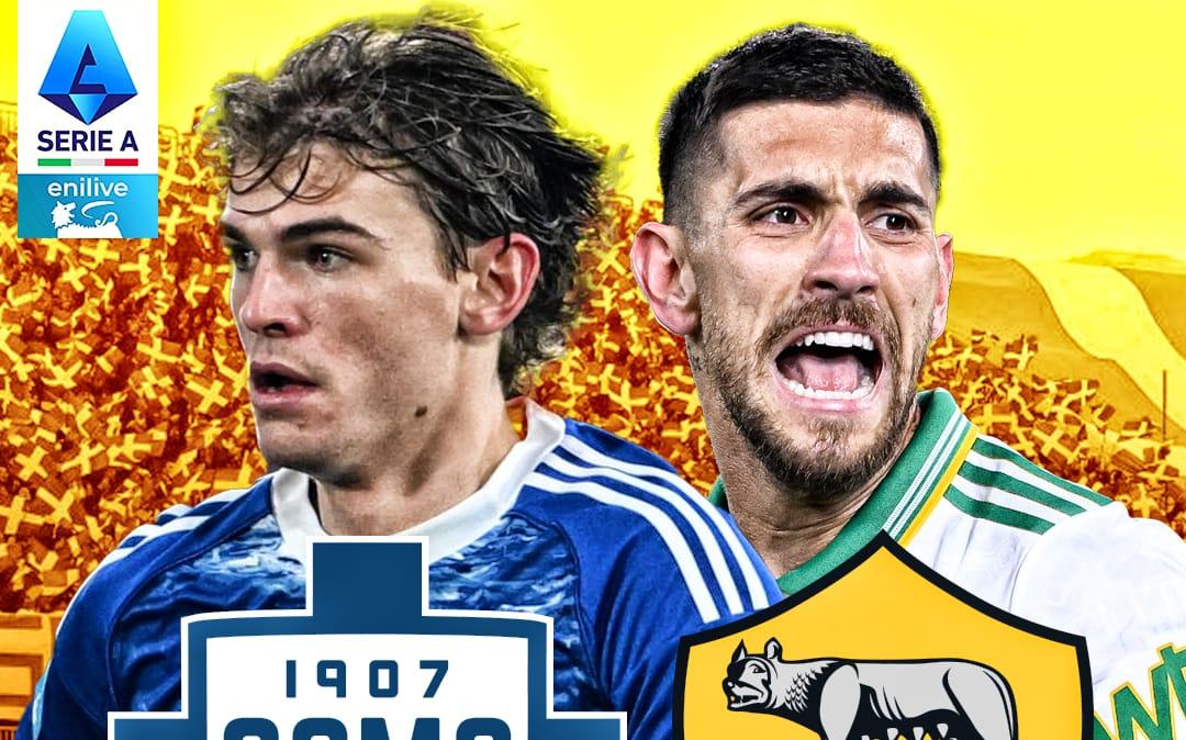 Como-Roma - La copertina del match. GRAFICA!