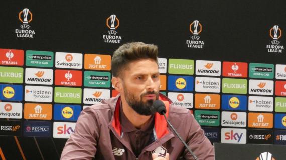 Lille, Giroud: "La Roma è in forma ma abbiamo preparato bene la gara"