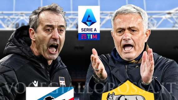Sampdoria-Roma - La copertina del match. GRAFICA!