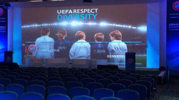 UEFA RESPECT DIVERSITY 2014 - Baldissoni: "La Roma non arretrerà neanche un centimetro nella lotta al razzismo. Dopo la sosta il campionato entra nel vivo". FOTO!