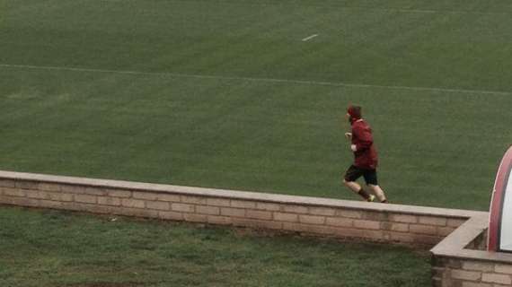 Trigoria - Termina l'allenamento. Presente Strootman. FOTO! VIDEO!