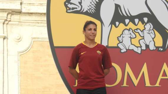 Roma femminile, Bartoli: "Con la sciarpa giallorossa già in culla. La maglia della Roma è un peso che porto volentieri"