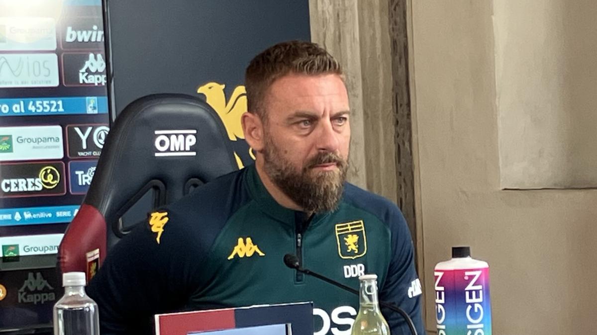 Genoa, De Rossi: "La mia fede calcistica è scritta in faccia. Non c'è voglia di vendetta"