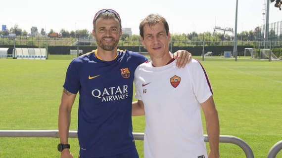 Luis Enrique e Garcia in posa alla Ciutat Esportiva. FOTO!