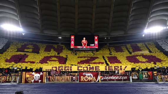 Roma-Lazio, la coreografia della Curva Sud: "Oggi come ieri, anti-Lazio". FOTO!