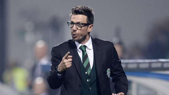 Sassuolo, Di Francesco: "A Roma per un risultato importante. Totti? Può anche segnare se la Roma non vince"