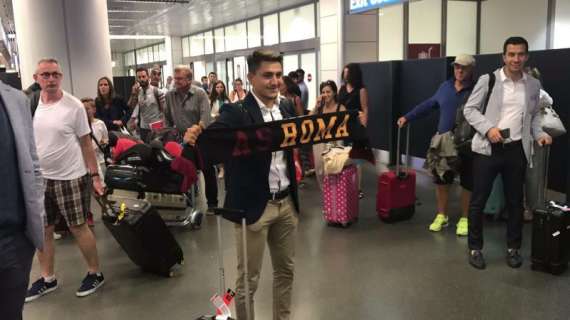 Ünder atterrato a Roma: "Felice di iniziare questa nuova avventura". FOTO!