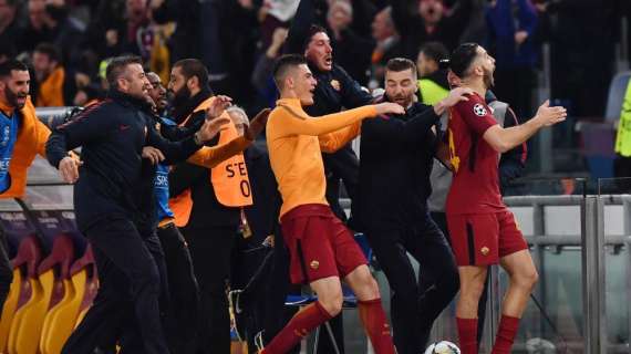 Roma-Barcellona 3-0 - La gara sui social: "Questa notte è solo nostra e ce la meritiamo tutta"
