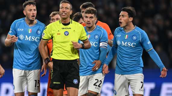 Serie A - Le designazioni arbitrali della 13ª giornata: Napoli-Roma a Massa