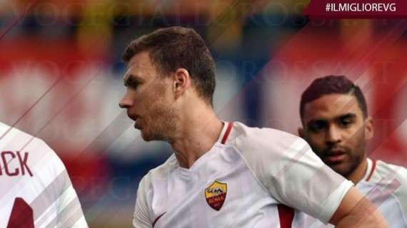 #IlMiglioreVG - Dzeko è il man of the match di Barcellona-Roma 4-1. GRAFICA!