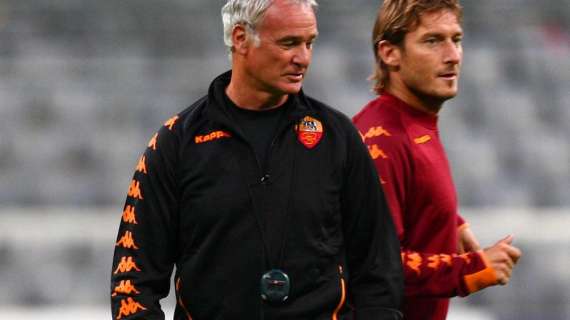 Totti-Ranieri, binomio spesso messo in discussione