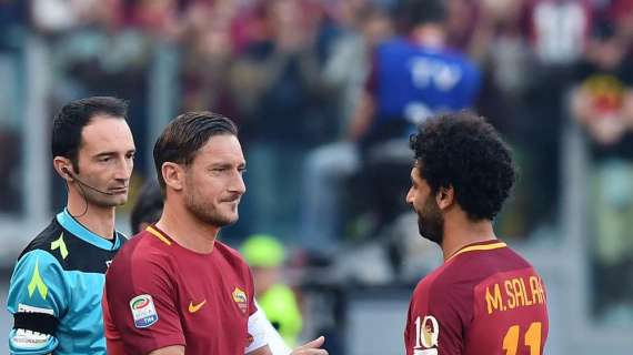 Totti su Salah: "È uno dei dieci giocatori più forti del mondo. Con la Roma aveva fatto un grande campionato"