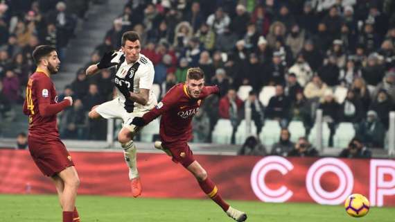 Juventus-Roma 1-0 - La gara sui social: "9 sconfitte su 9, alla decima ci mettono la stelletta sulle maglie"