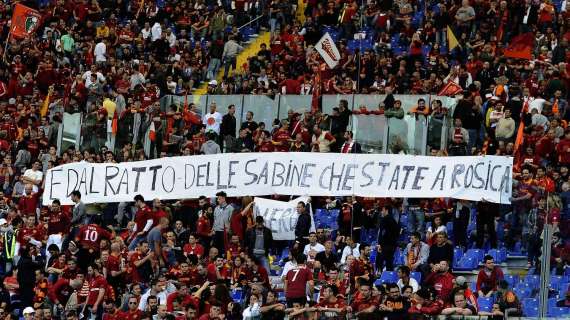 La gara vista dalla curva - La Roma perde il derby di Coppa Italia di fronte a quasi 30000 giallorossi